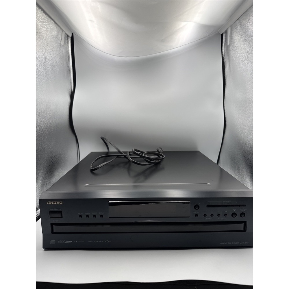 Onkyo DX-C390 6-Disc CD Carousel Changer - Black Tested Working!